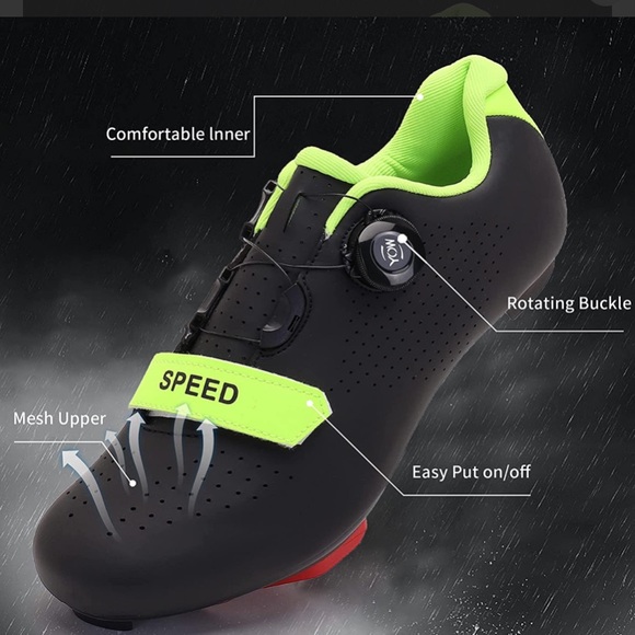 Speed Cycling Shoes Road Spin Workout Unisex - Picture 7 of 9